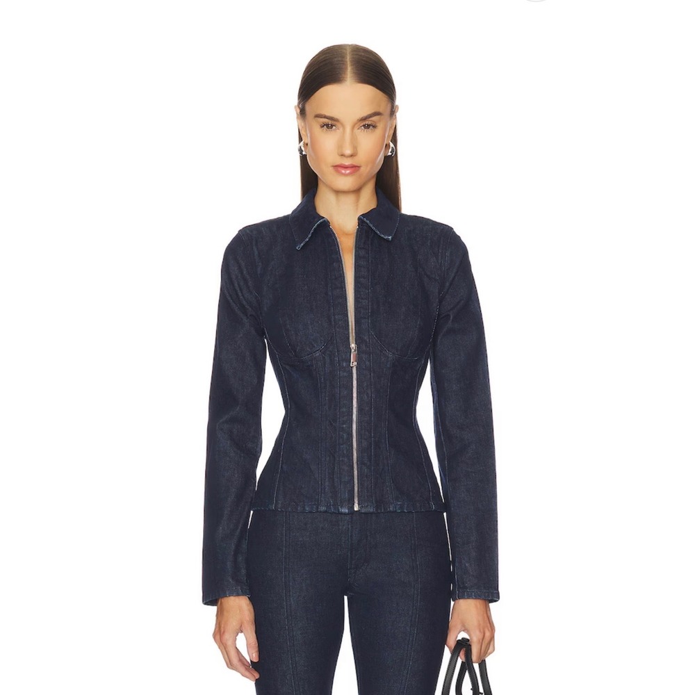 GRLFRND Danielle Bustier
Jacket in Alvarado St. Size Small Damaged $279 MSRP